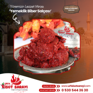Şanlıurfa Organik El Ve Ev Yapımı Yemeklik Az Acılı Biber Salçası 1 Kg