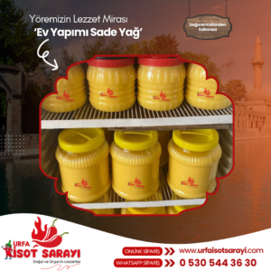 Şanlıurfa Organik El ve Ev Yapımı Sade Yağ 1 kg