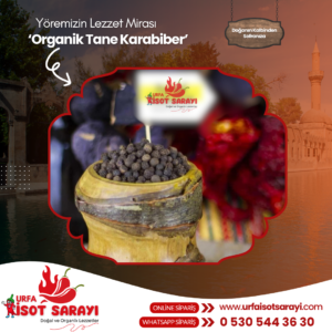 Şanlıurfa Organik Tane Karabiber 1 Kg