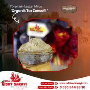 Şanlıurfa Organik Toz Zencefil 250 Gr