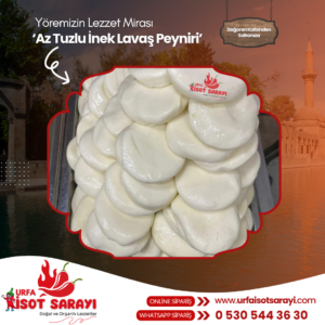 Şanlıurfa Organik El Ve Ev Yapımı Az Tuzlu İnek Lavaş Peyniri 1 Kg
