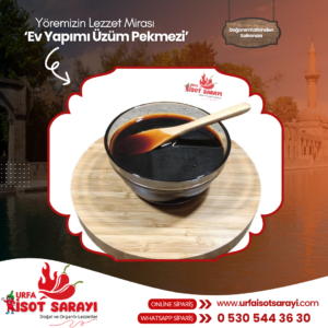 Şanlıurfa Organik Ev Yapımı Üzüm Pekmezi 1 Kg