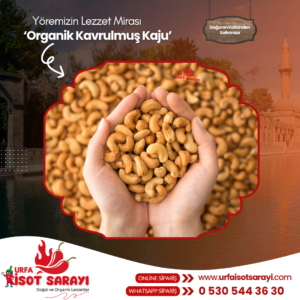 Şanlıurfa Organik Kavrulmuş Kaju 1 Kg