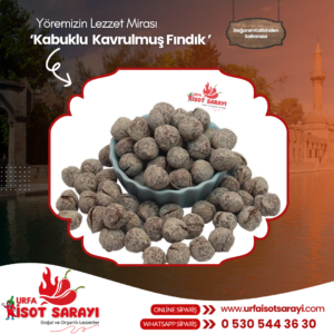 Organik Kabuklu Fındık Kavrulmuş 1 Kg