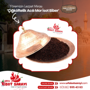 Organik El Ve Ev Yapımı Şanlıurfa Çiğköftelik Acılı Mor İsot Biber 250 Gr