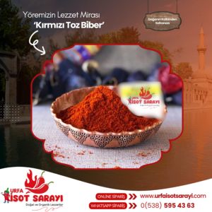 Şanlıurfa Organik Kırmızı Toz Biber 1 kg