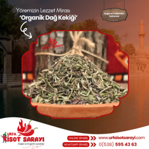 Şanlıurfa Organik Dağ Kekiği 1 Kg